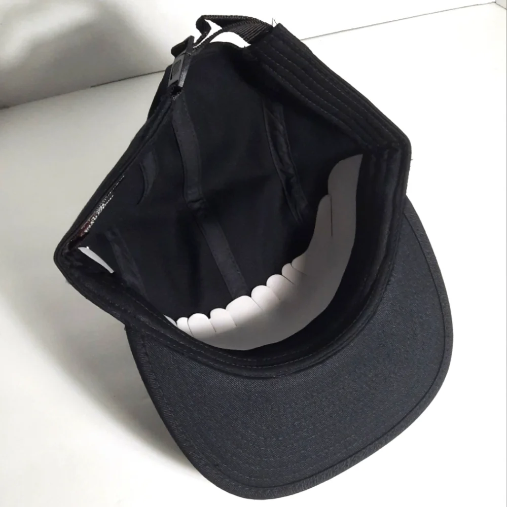 NEW Long Beach State Dirtbags Logo 5 Panel Camper Strapback Hat BLACK - Picture 4 of 5